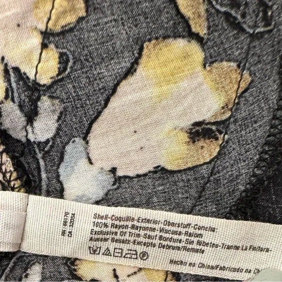 Free People Floral Mini Dress in Black and Yellow - Picture 9 of 9